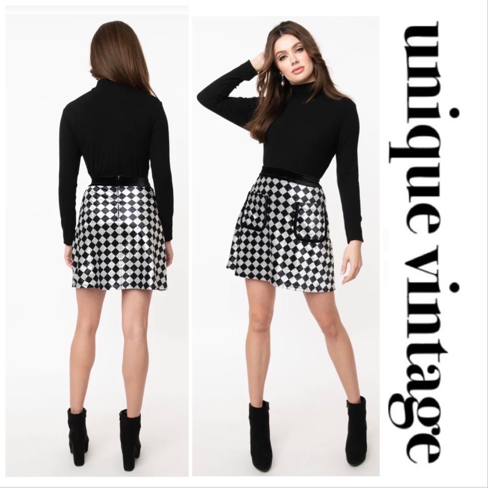 Unique Vintage Smak Parlour Say It Loud Skirt